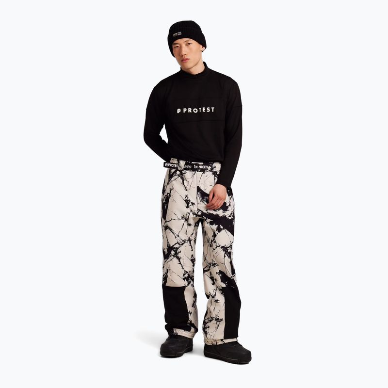 Spodnie snowboardowe męskie Protest PRTLutony kitoffwhite 2