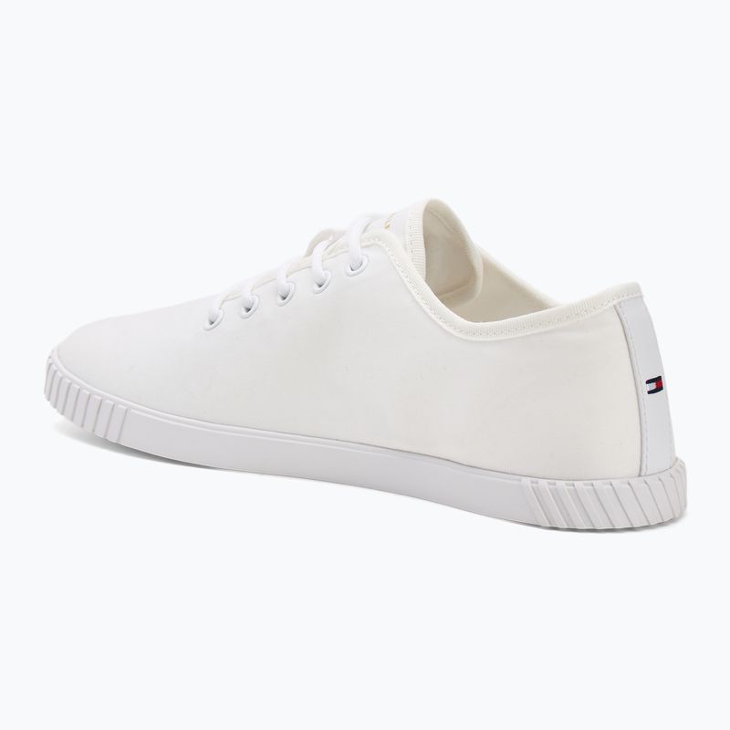 Trampki damskie  Tommy Hilfiger Canvas Lace Up white 3