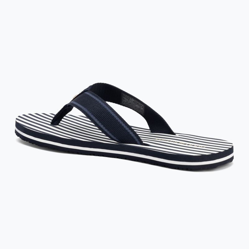 Japonki damskie Tommy Hilfiger Stripes Beach Sandal space blue 3