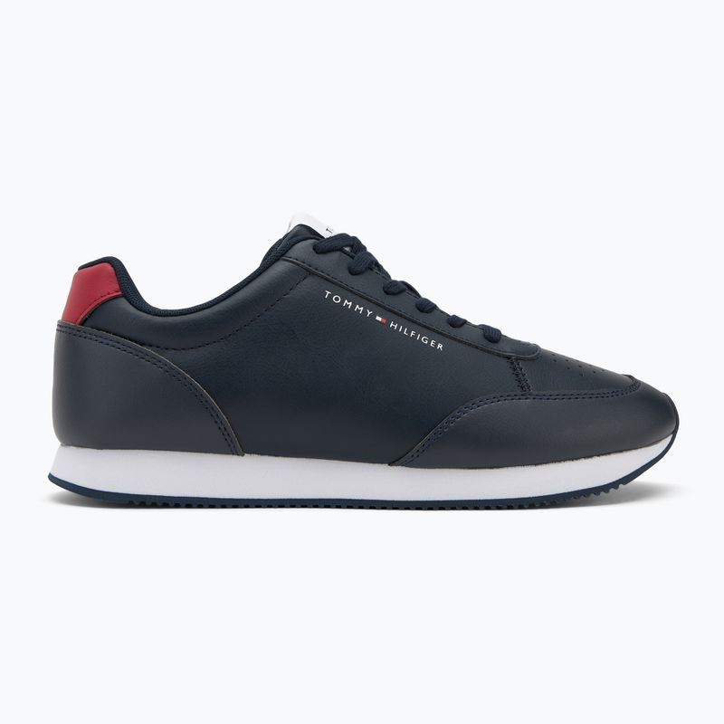Buty męskie Tommy Hilfiger Lo Runner Pu Mix desert sky 2