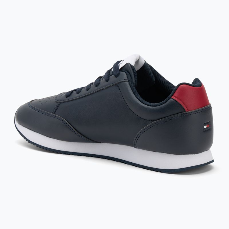 Buty męskie Tommy Hilfiger Lo Runner Pu Mix desert sky 3