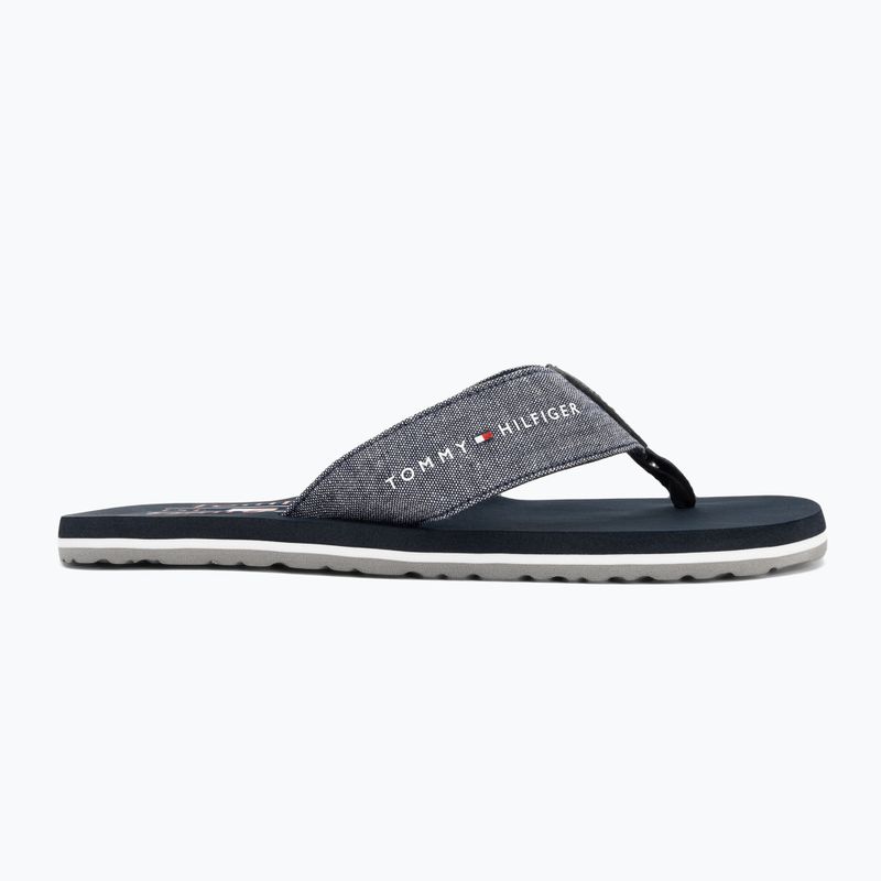 Japonki męskie Tommy Hilfiger Chambray Beach Sandal desert sky 2