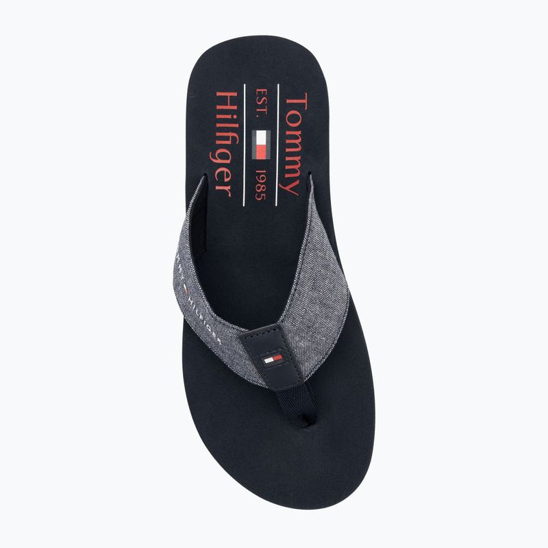 Japonki męskie Tommy Hilfiger Chambray Beach Sandal desert sky 5