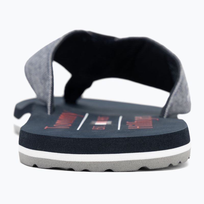 Japonki męskie Tommy Hilfiger Chambray Beach Sandal desert sky 6