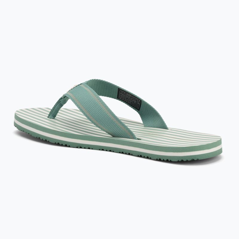 Japonki damskie Tommy Hilfiger Stripes Beach Sandal charming green 3