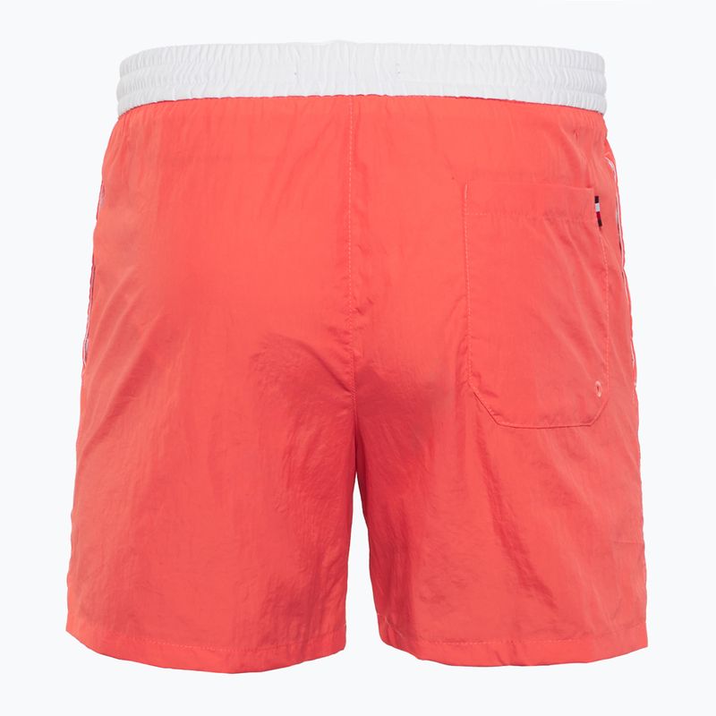 Szorty kąpielowe męskie Tommy Hilfiger Medium Drawstring pink poppy 2