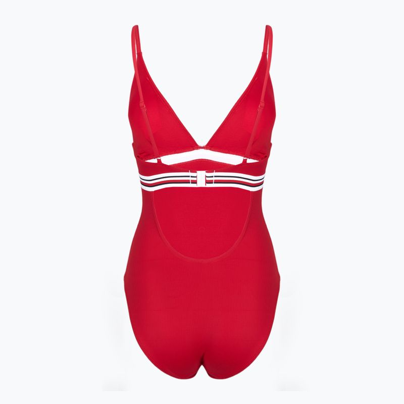 Strój kąpielowy jednoczęściowy damski Tommy Hilfiger Triangle One Piece Rp Ext primary red 2