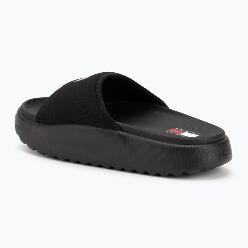 Klapki damskie Tommy Jeans Comfy Pool Slide black 3