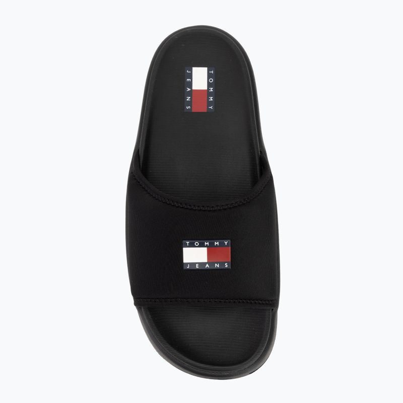 Klapki damskie Tommy Jeans Comfy Pool Slide black 5