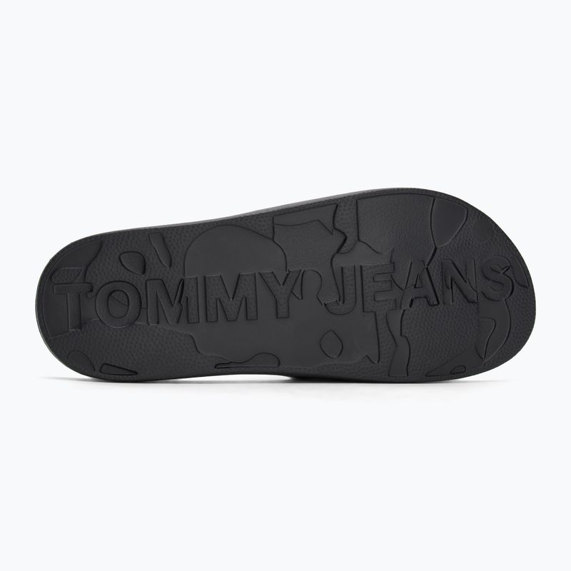 Klapki męskie Tommy Jeans Basic Sandal black 4