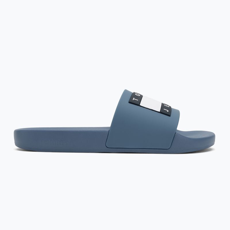 Klapki męskie Tommy Jeans Pool Slide Ess DBX blue coast 2