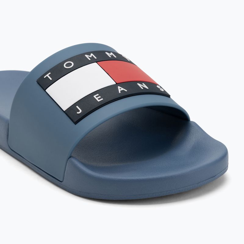 Klapki męskie Tommy Jeans Pool Slide Ess DBX blue coast 7