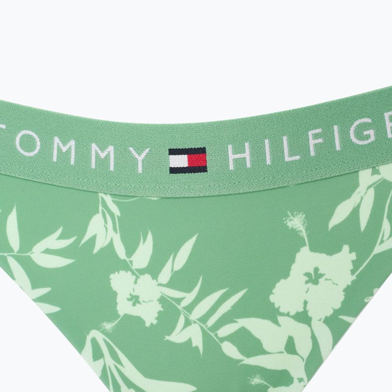 Dół od stroju kąpielowego Tommy Hilfiger Cheeky Side Tie Bikini Print floral tropic aop fort green 3