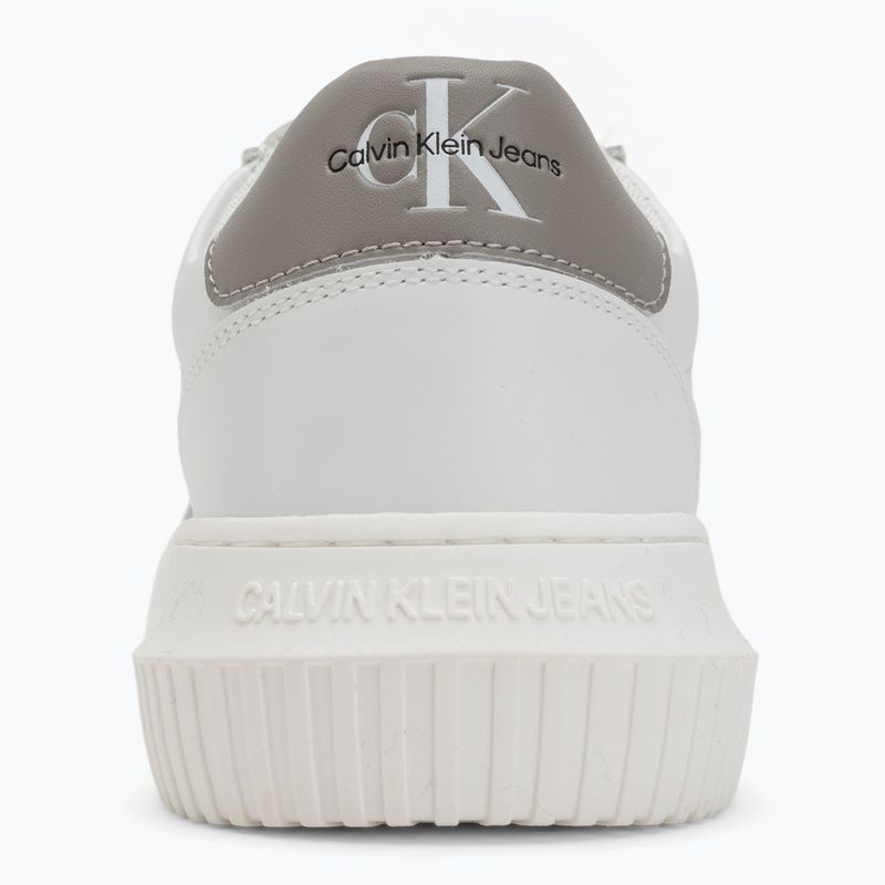 Buty męskie Calvin Klein YM0YM00681 Chunky Cupsole Monologo Lth triple bright white/rock ridge 6