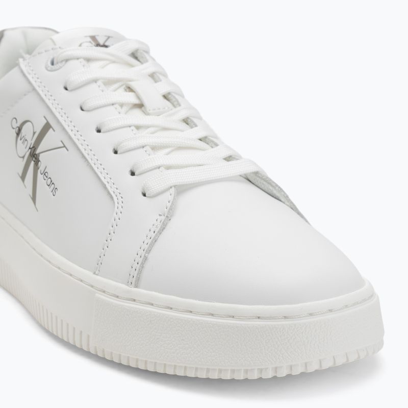 Buty męskie Calvin Klein YM0YM00681 Chunky Cupsole Monologo Lth triple bright white/rock ridge 7