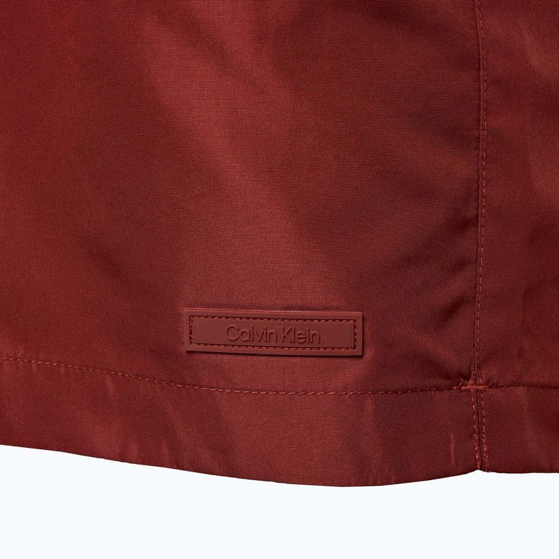 Szorty kąpielowe męskie Calvin Klein KM0KM01084 Casual Tailored syrah 4
