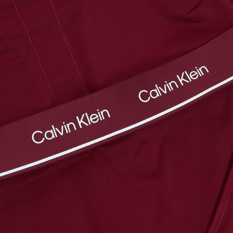 Strój kąpielowy jednoczęściowy damski Calvin Klein KW0KW02733 High Neck - RP plum gaze 3