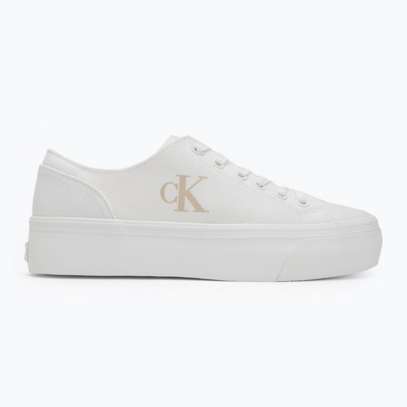 Trampki damskie Calvin Klein YW0YW01763 Vulc Flatform Low Cv MG triple bright white 2