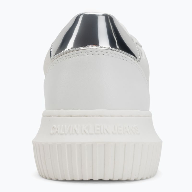 Buty damskie Calvin Klein YW0YW01769 Chunky Cupsole Low Mg bright white/silver 6