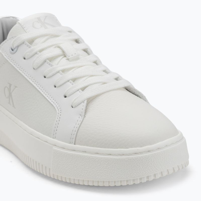 Buty damskie Calvin Klein YW0YW01769 Chunky Cupsole Low Mg bright white/silver 7
