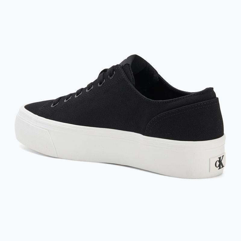 Trampki damskie Calvin Klein YW0YW01763 Vulc Flatform Low Cv MG black/bright white 3
