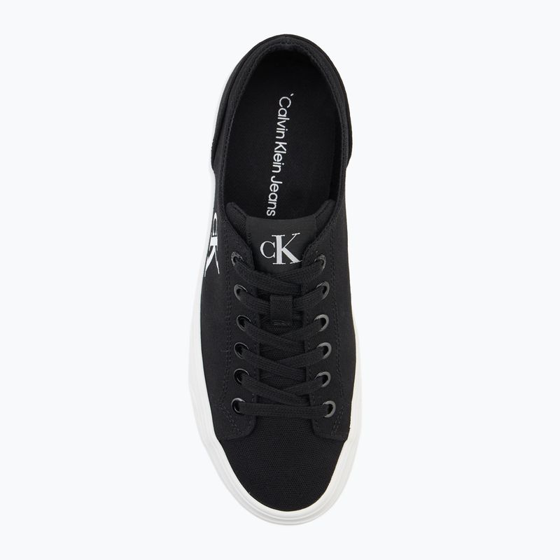 Trampki damskie Calvin Klein YW0YW01763 Vulc Flatform Low Cv MG black/bright white 5