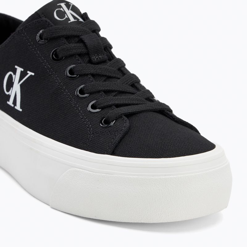 Trampki damskie Calvin Klein YW0YW01763 Vulc Flatform Low Cv MG black/bright white 7