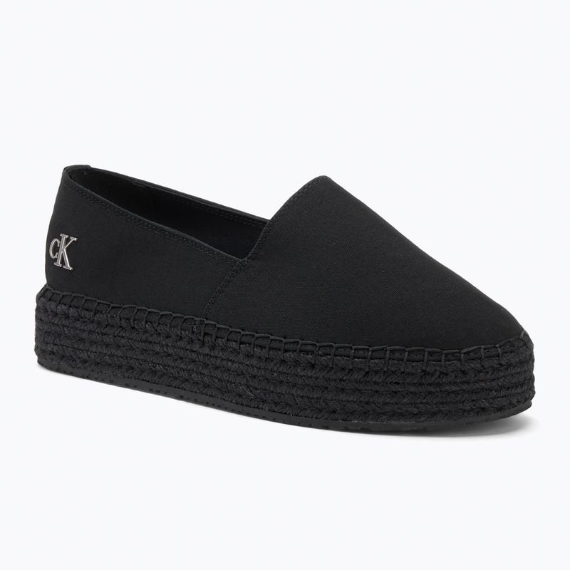 Buty damskie Calvin Klein Flatform Espadrille Mg/Hdw triple black