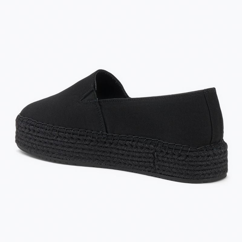Buty damskie Calvin Klein Flatform Espadrille Mg/Hdw triple black 3