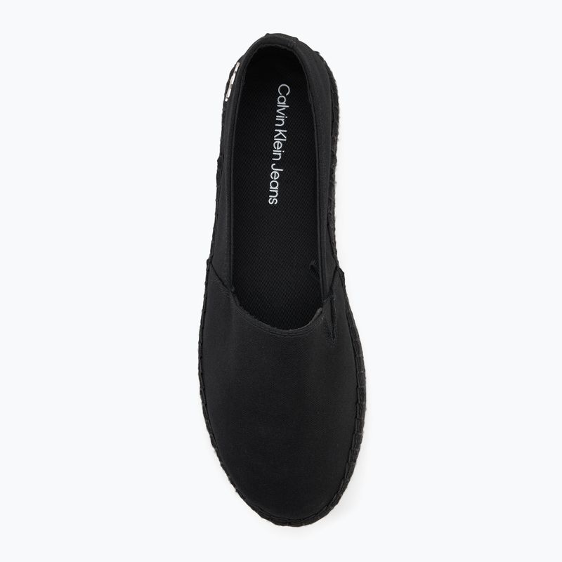 Buty damskie Calvin Klein Flatform Espadrille Mg/Hdw triple black 5