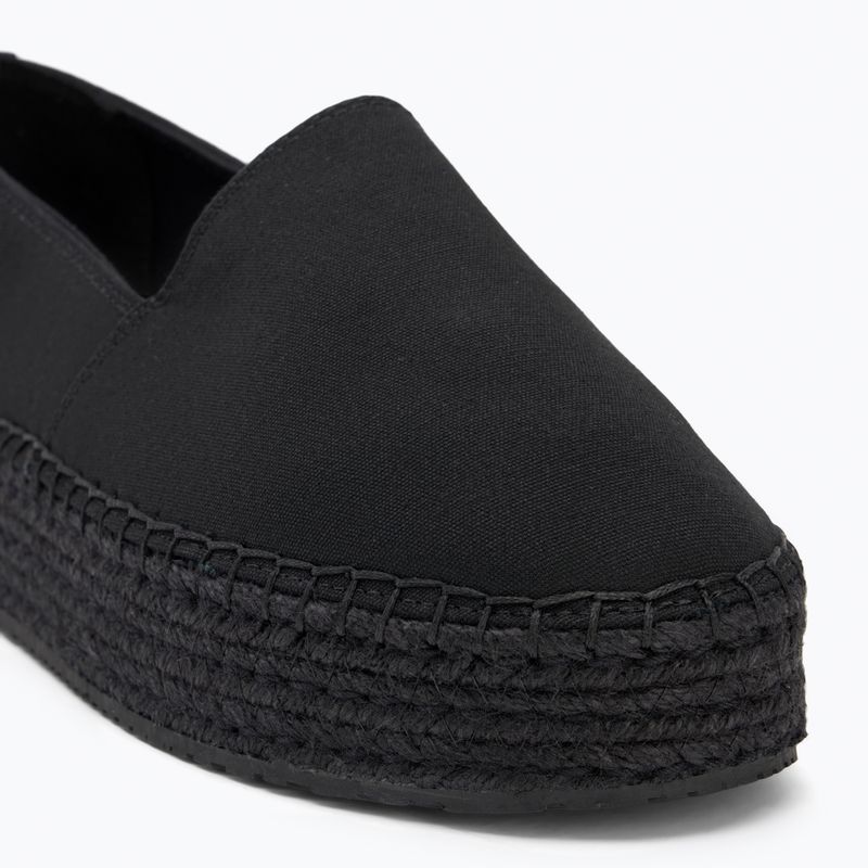 Buty damskie Calvin Klein Flatform Espadrille Mg/Hdw triple black 7