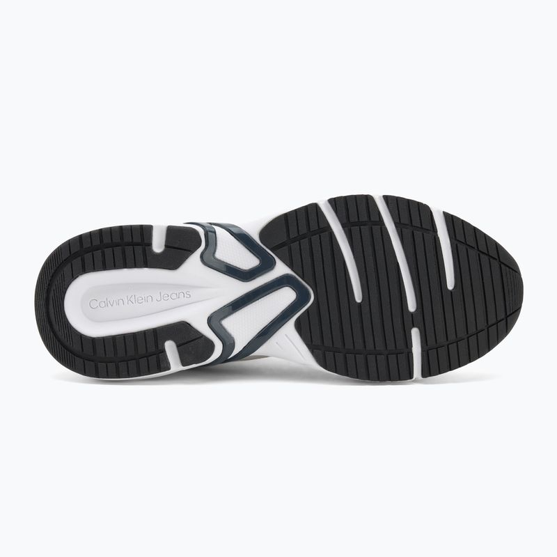 Buty damskie Calvin Klein YW0YW01887 Retro Tennis Knit Mg bright white/silver bich/navy 4