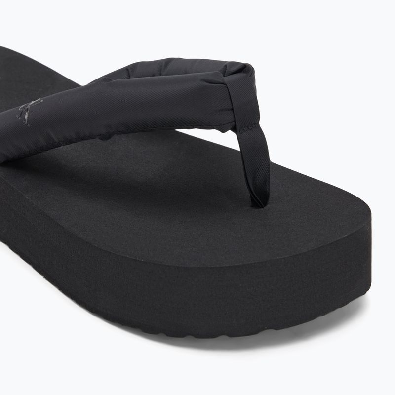 Japonki damskie Calvin Klein YW0YW01723 Beach Sandal Flatform Ttxr Satin triple black 7