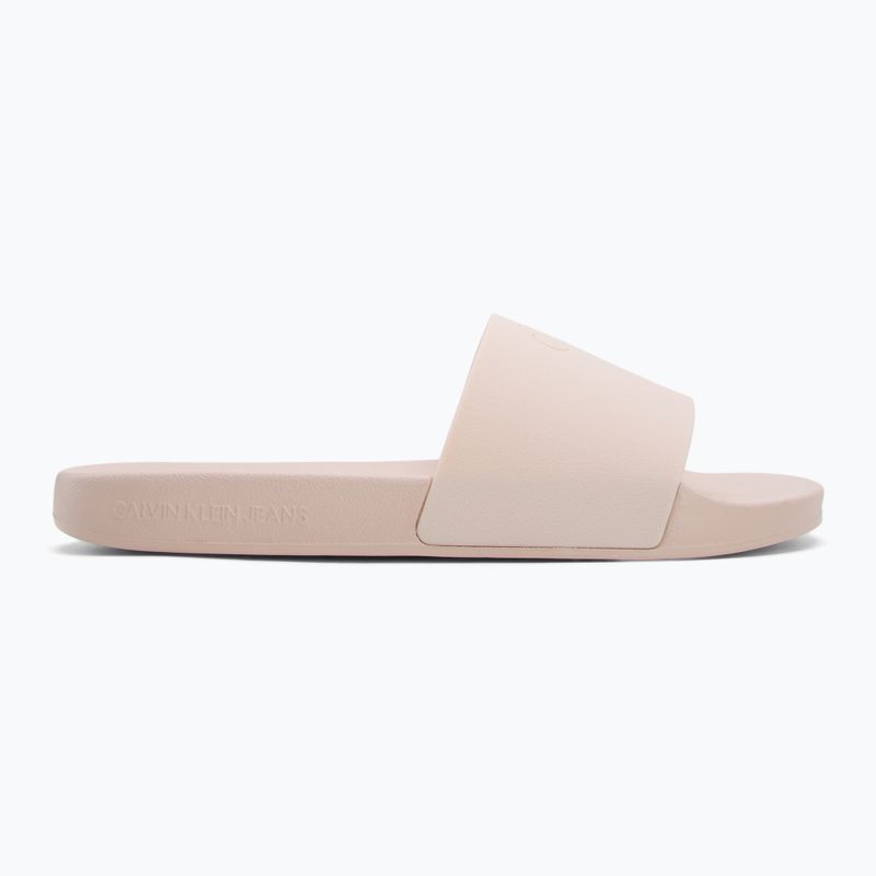Klapki damskie Calvin Klein YW0YW01715 Slide Monogram Tpu whisper pink 2