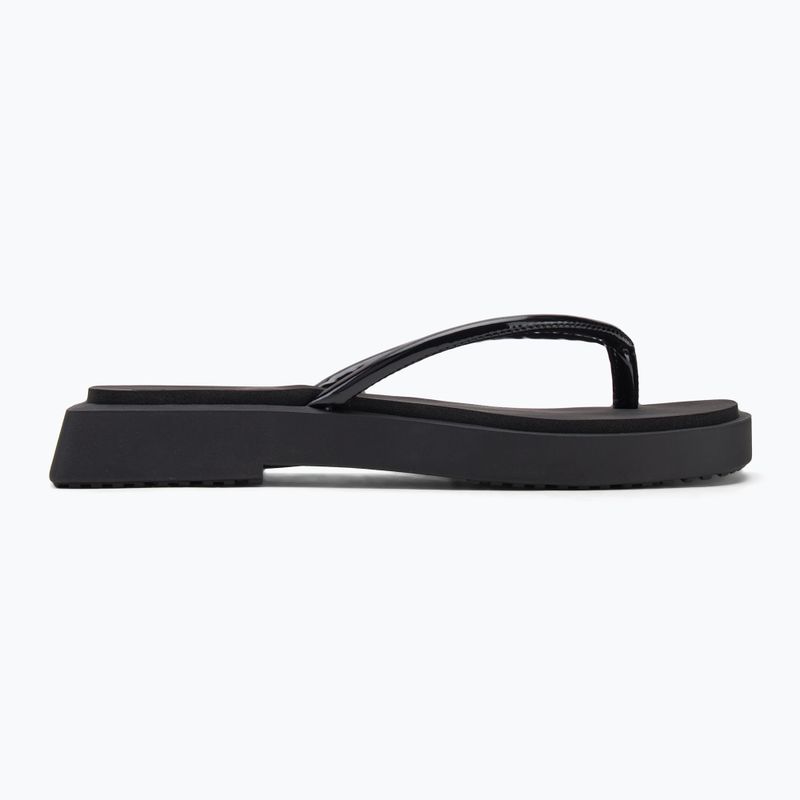 Japonki damskie Calvin Klein YW0YW01716 Sq Low Wedge Sandal Stitch triple black 2