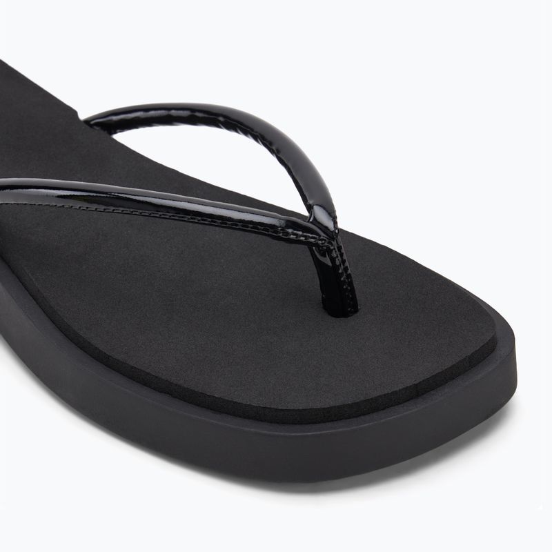 Japonki damskie Calvin Klein YW0YW01716 Sq Low Wedge Sandal Stitch triple black 7