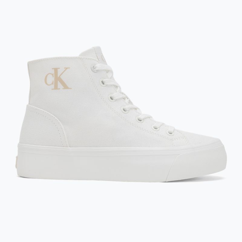 Trampki damskie Calvin Klein YW0YW01764 Vulc Flatform Mid Cv Mg triple bright white 2