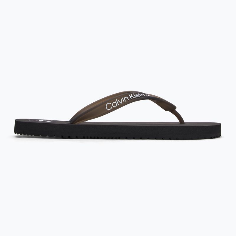 Japonki damskie Calvin Klein YW0YW01829 Beach Sandal Transparent Tpu black 2