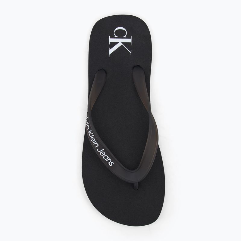 Japonki damskie Calvin Klein YW0YW01829 Beach Sandal Transparent Tpu black 5