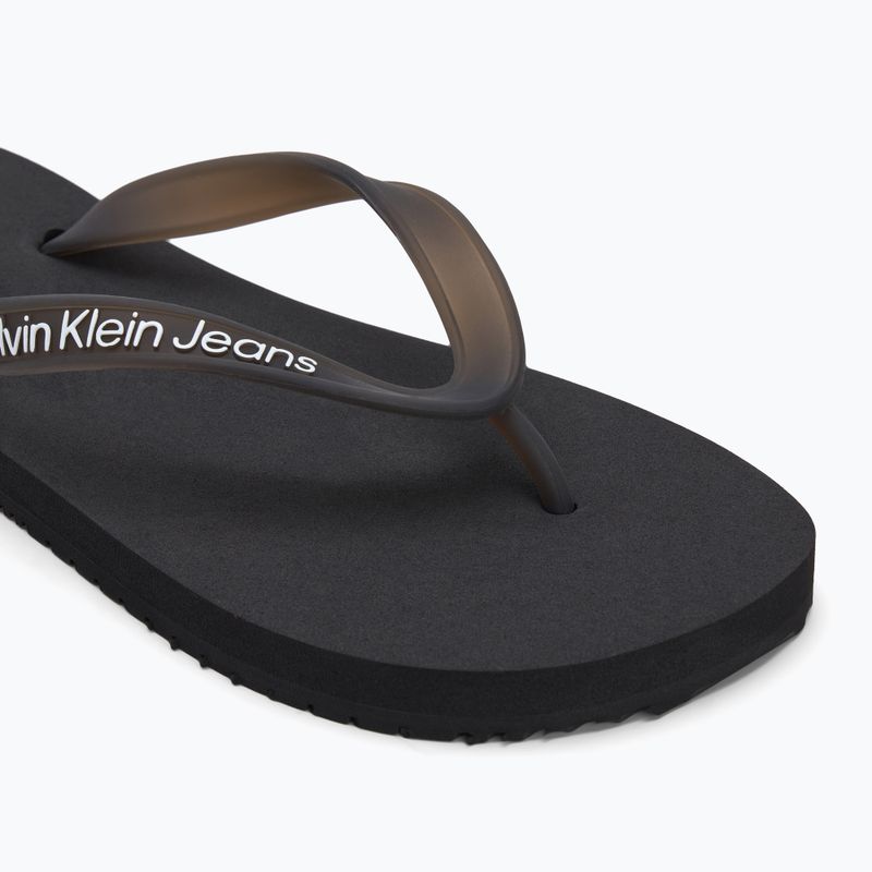 Japonki damskie Calvin Klein YW0YW01829 Beach Sandal Transparent Tpu black 7