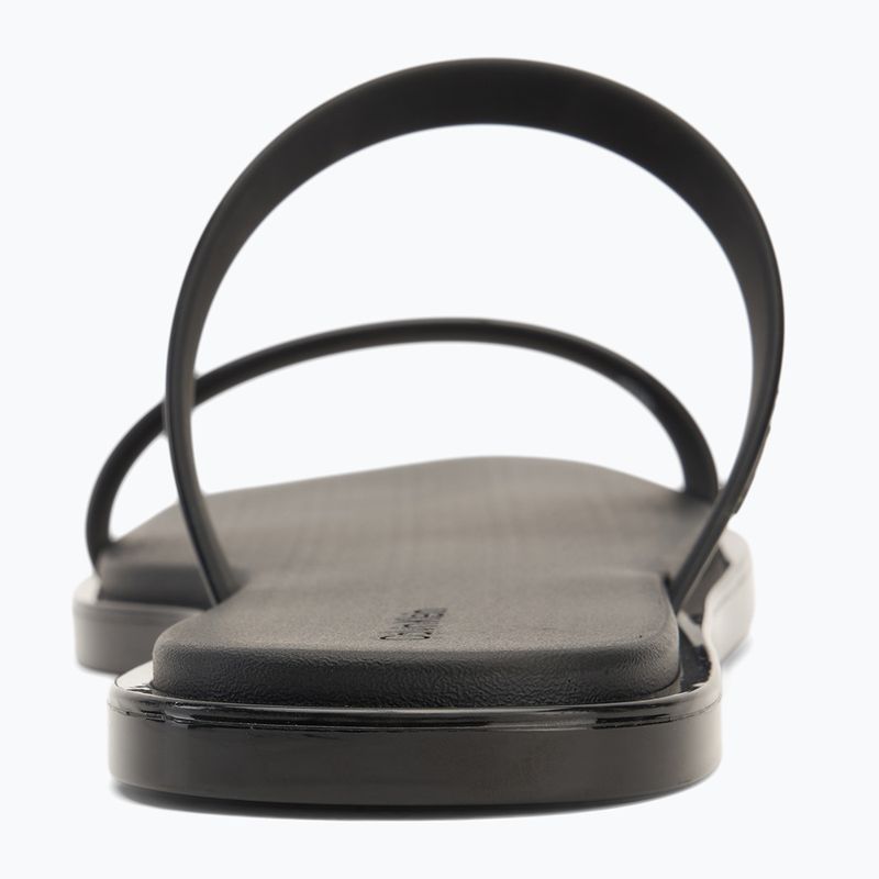 Klapki damskie Calvin Klein HW0HW02417 Double Bar Slide - Jelly black 6