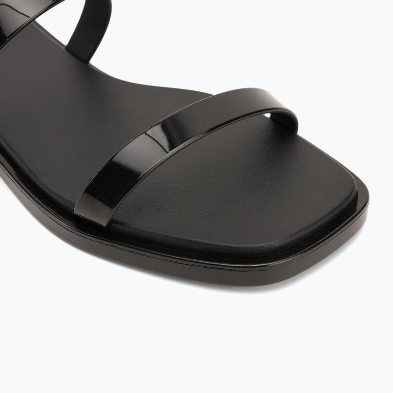 Klapki damskie Calvin Klein HW0HW02417 Double Bar Slide - Jelly black 7