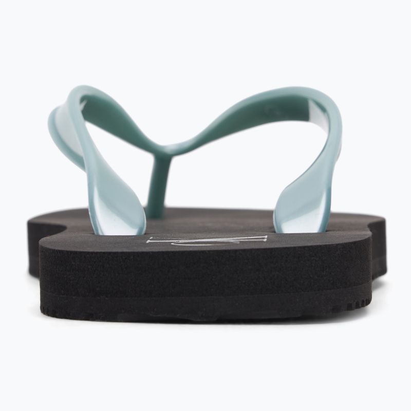 Japonki damskie Calvin Klein YW0YW01719 Beach Sandal Monologo Tpu black/cloud blue 6