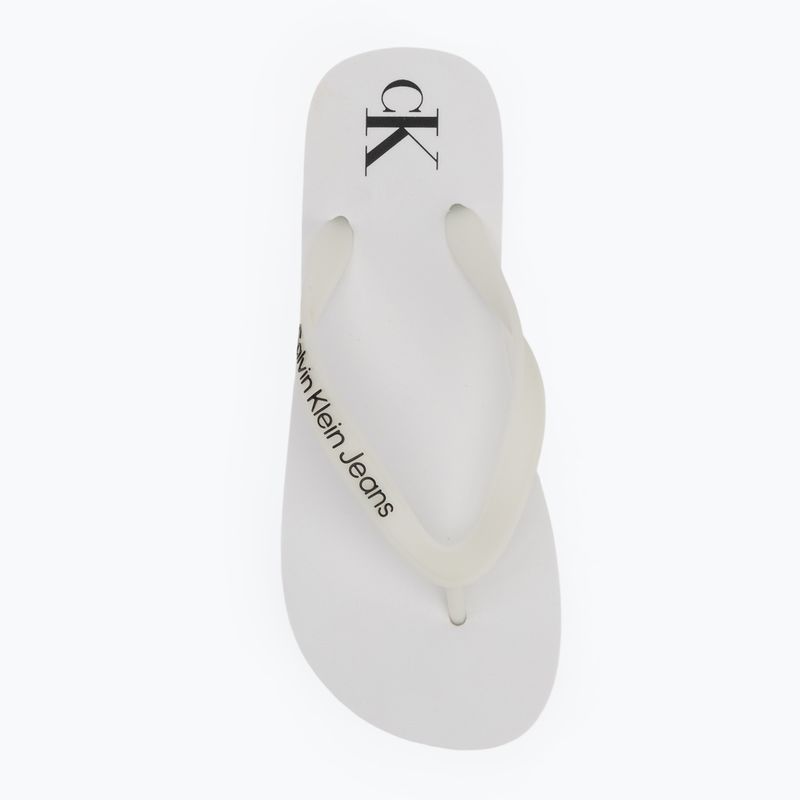 Japonki damskie Calvin Klein YW0YW01830 Beach Sandal Flatform Tpu bright white/black 5