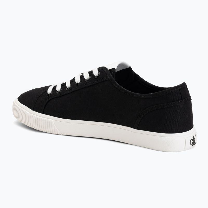 Trampki męskie Calvin Klein YM0YM01209 3 Ess Vulc Low Mg Canvas ck black/bright white 3