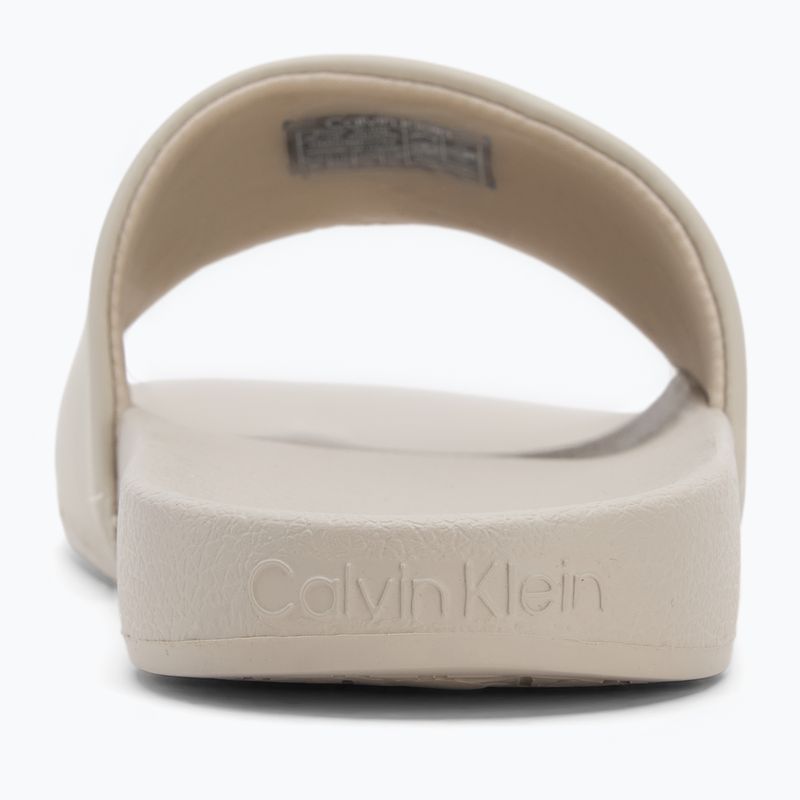 Klapki męskie Calvin Klein HM0HM01754 Pool Slide Ck Square feather grey 6