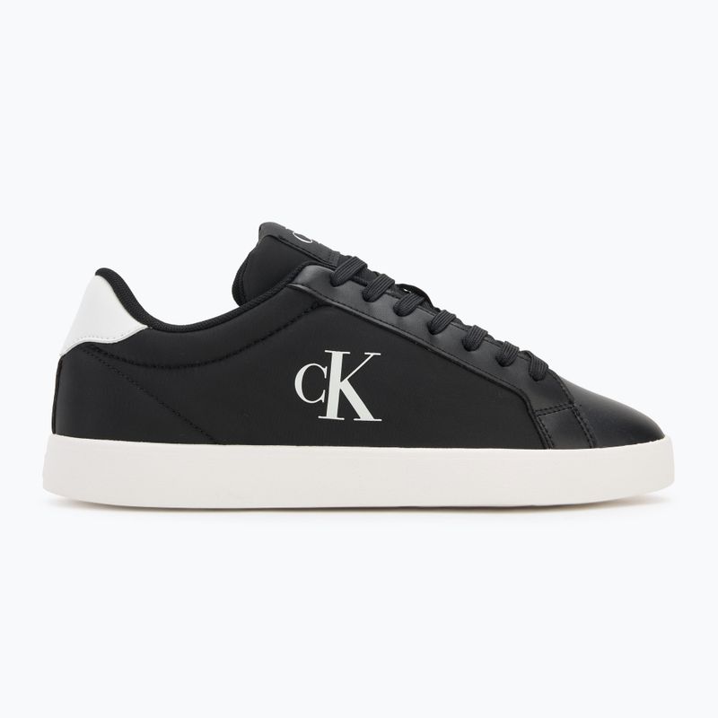 Buty męskie Calvin Klein YM0YM01213 3 Cupsole PU ck black/bright white 2