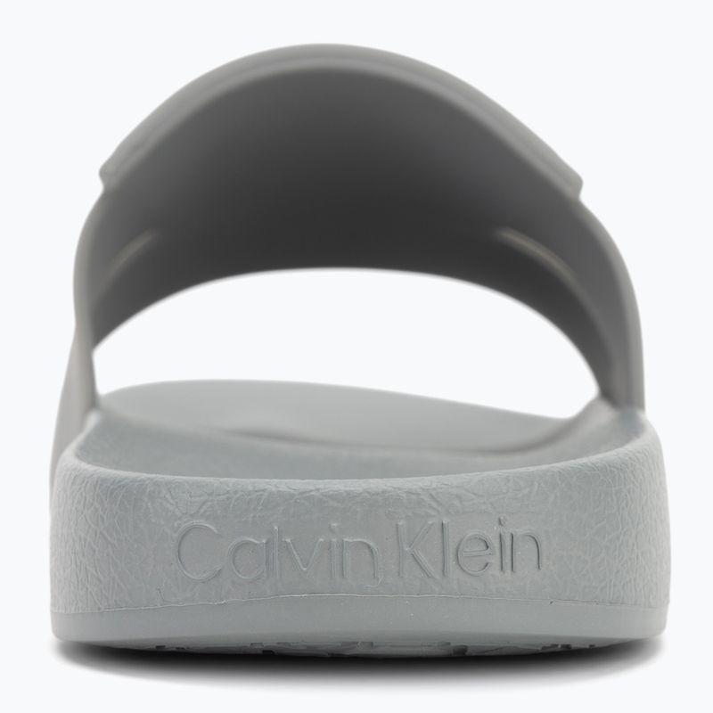 Klapki męskie Calvin Klein HM0HM01752 Pool Slide Double T granite road 6