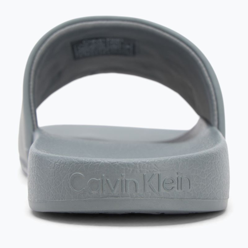 Klapki męskie Calvin Klein HM0HM01754 Pool Slide Ck Square granite road 6