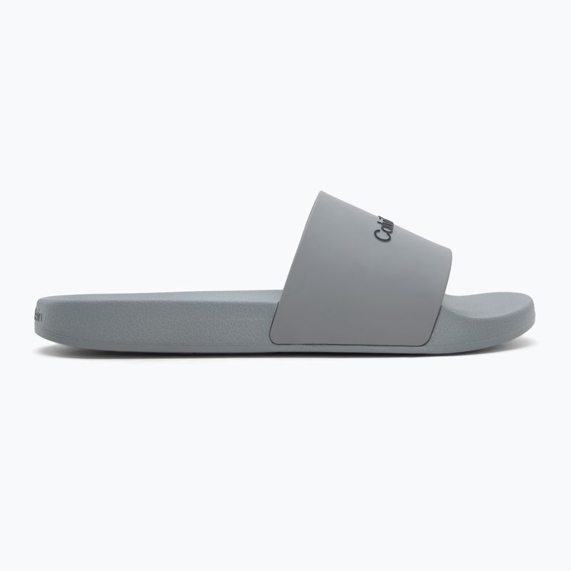 Klapki męskie Calvin Klein HM0HM00455 Pool Slide Rubber granite road 2